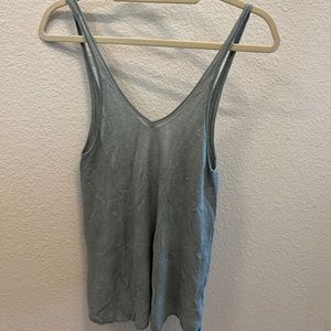 Lululemon Taryn Toomey Heart Opener Knit Cami Misty Moss Size 6